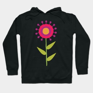 Groovy Abstract Flower Hoodie